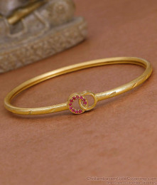 Regular Use Gold Imitation Stone Bracelet Shop Online BRAC1220