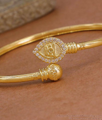 Traditional Gold Imitation Vel Kappu With Stone BRAC1221