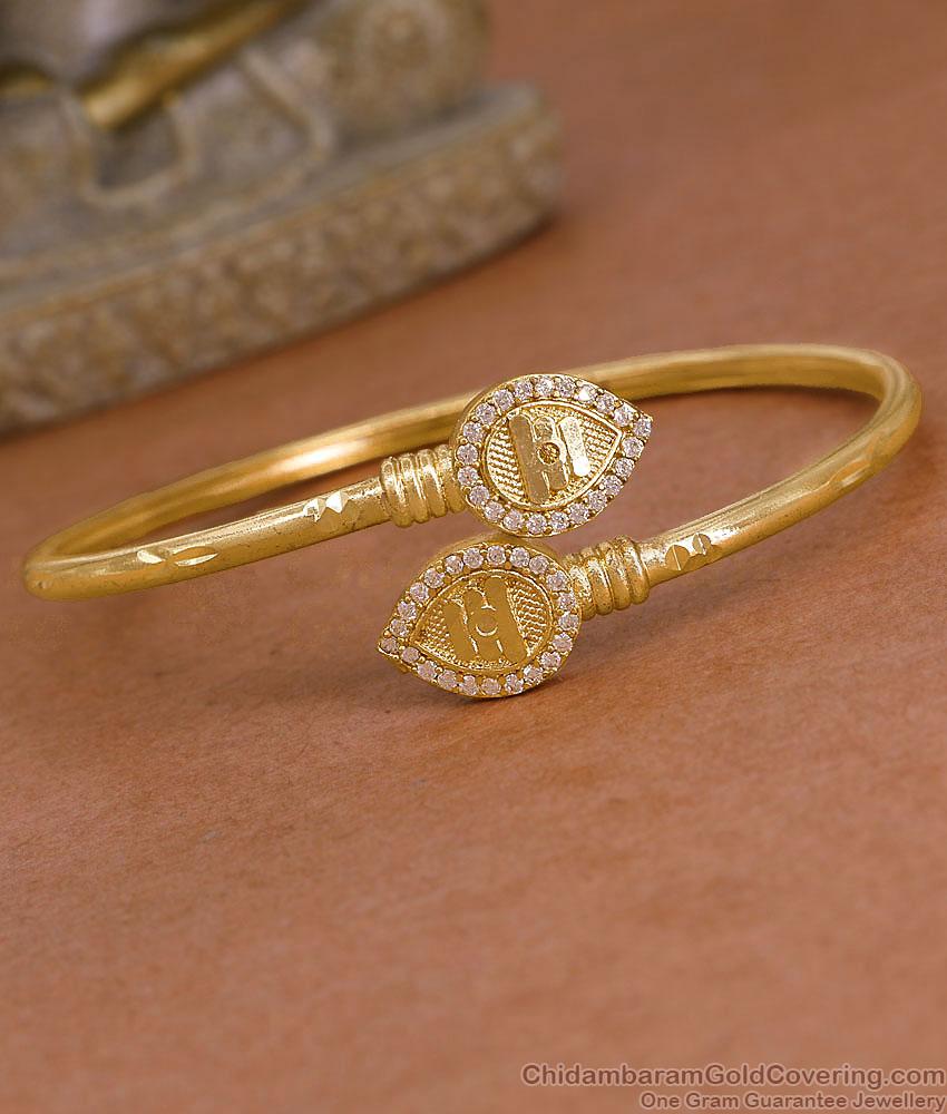 Premium Quality Micro Gold Polish Vel Kappu Design BRAC1222 Premium Quality Micro Gold Polish Vel Kappu Design BRAC1222