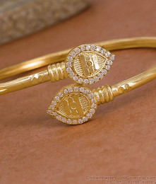 Premium Quality Micro Gold Polish Vel Kappu Design BRAC1222