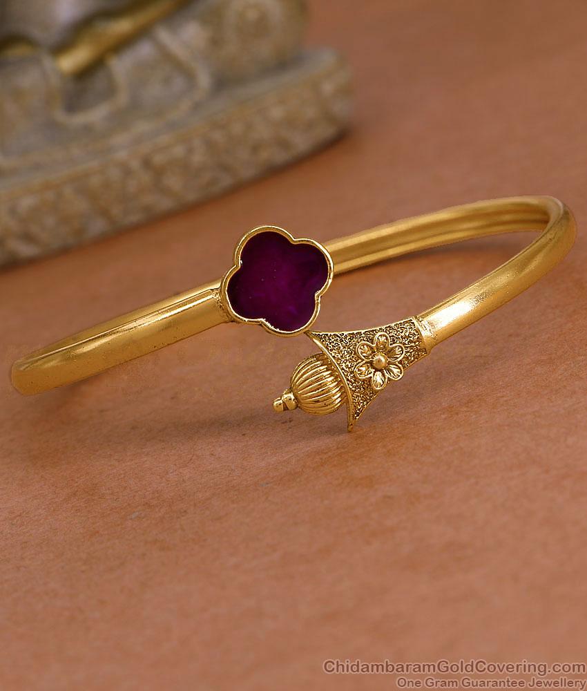 Antique Meenakari Enamel Kada Bracelet For Party Wear BRAC1224 Antique Meenakari Enamel Kada Bracelet For Party Wear BRAC1224