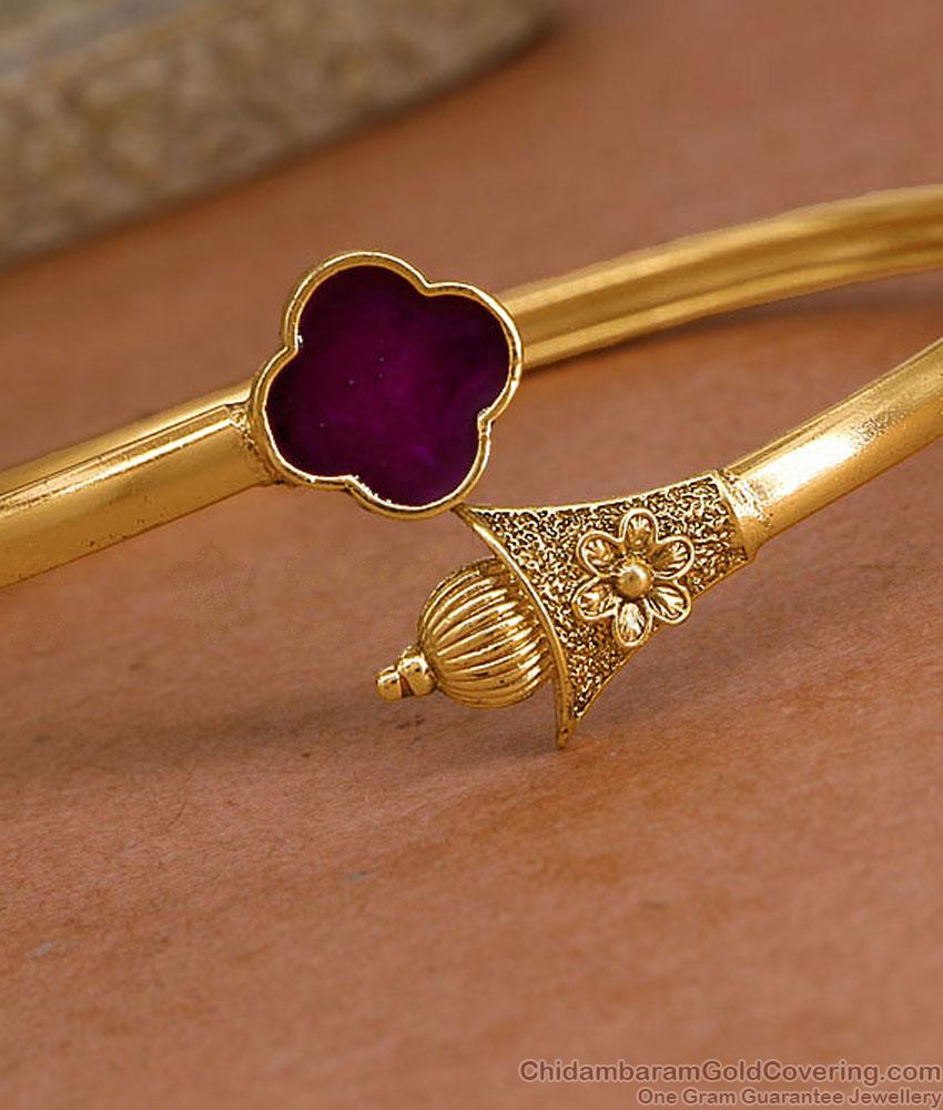 Antique Meenakari Enamel Kada Bracelet For Party Wear BRAC1224 Antique Meenakari Enamel Kada Bracelet For Party Wear BRAC1224