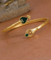 Bridal Wear Peacock Design Gold Bracelet Shop Online BRAC1225