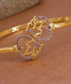 Buy Heart Design Amethyst Stone Gold Imitation Bracelet Online BRAC1227 Buy Heart Design Amethyst Stone Gold Imitation Bracelet Online BRAC1227