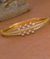 Full White Stone Gold Imitation Bracelet Floral Design BRAC1230 Full White Stone Gold Imitation Bracelet Floral Design BRAC1230