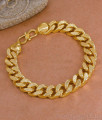 Premium Heavy Gold Plated Thick Curb Chain Bracelet for Men BRAC1232