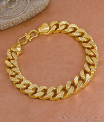 Premium Heavy Gold Plated Thick Curb Chain Bracelet for Men BRAC1232 Premium Heavy Gold Plated Thick Curb Chain Bracelet for Men BRAC1232