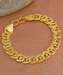 Premium Forming Gold Dual-Loop Interlocking Bracelet BRAC1234 Premium Forming Gold Dual-Loop Interlocking Bracelet BRAC1234