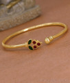 Trendy Ruby Green Stone Impon Kappu Collections BRAC1236