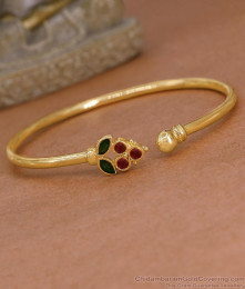 Trendy Ruby Green Stone Impon Kappu Collections BRAC1236 Trendy Ruby Green Stone Impon Kappu Collections BRAC1236