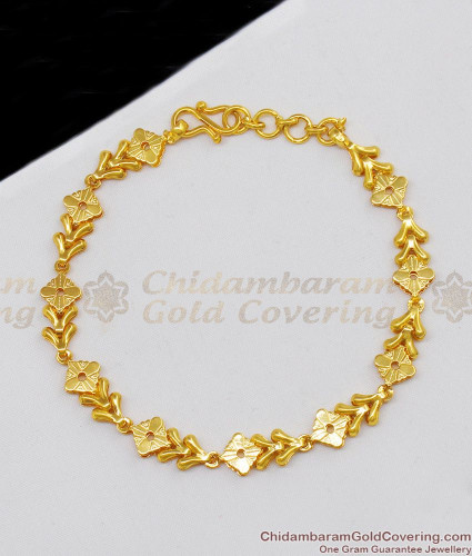 One Gram Gold Bracelet Ladies Favorite Handmade Design For Special  Occasions BRAC125