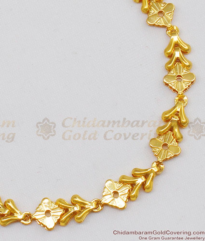 One Gram Gold Bracelet Ladies Favorite Handmade Design For Special Occasions BRAC125