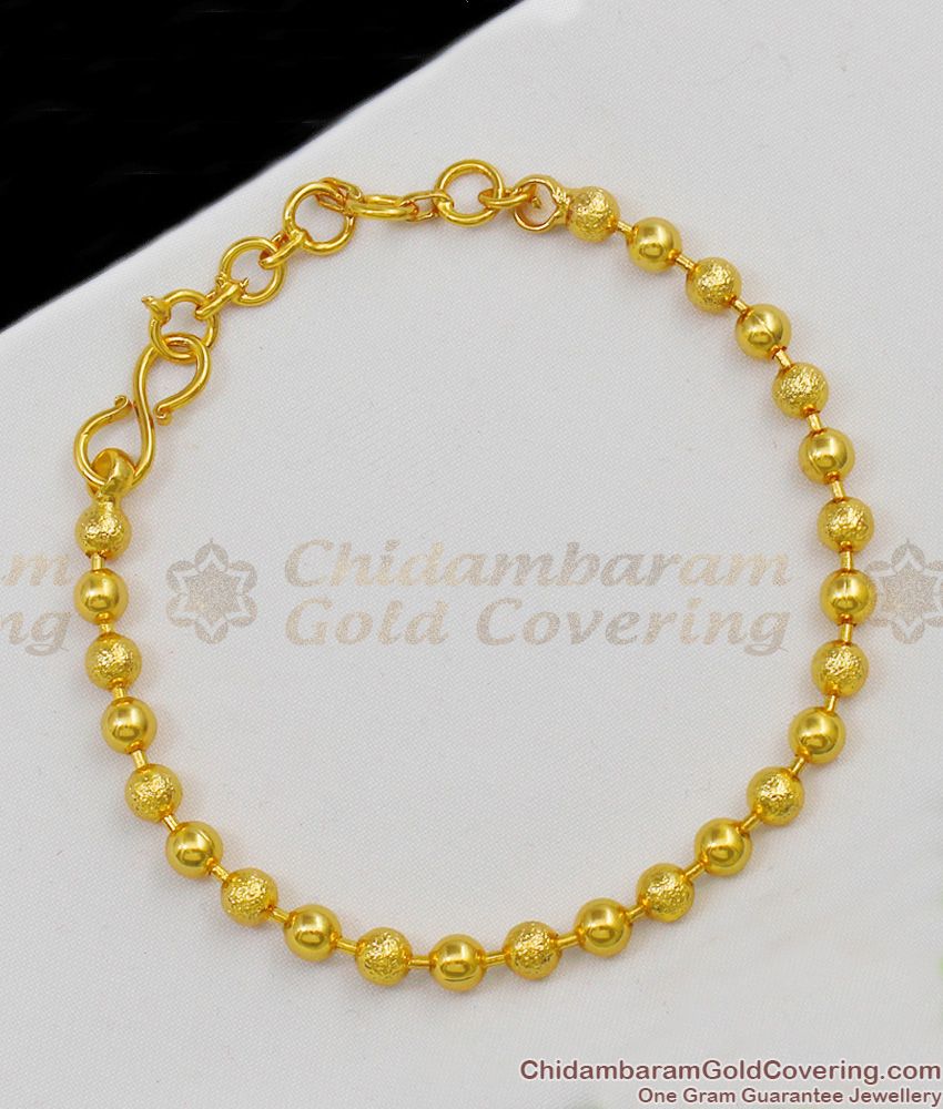 Small Gold Ball Bracelet Beaded Bracelets One Gram Gold Jewelry BRAC136