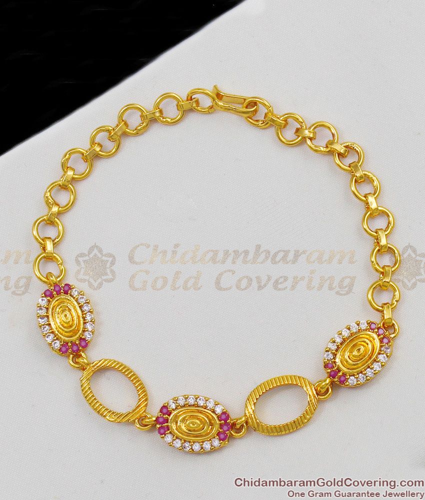 Fashion Wear Gold Bracelet Regular Wear Ornament For Ladies Online BRAC140