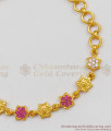 Flower Pattern One Gram Gold Jewelry Stone Bracelet For Ladies BRAC142 Flower Pattern One Gram Gold Jewelry Stone Bracelet For Ladies BRAC142