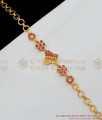 Full Ruby Butterfly Simple Gold Bracelet Beads Collections For Ladies Online BRAC150