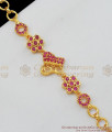 Full Ruby Butterfly Simple Gold Bracelet Beads Collections For Ladies Online BRAC150