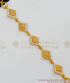 Full White Stone Gold Bracelet Diamond Pattern Jewelry For Women BRAC160