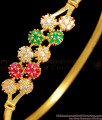 New Arrivals Open Type Multi Stone Party Wear Bracelet Collections BRAC165