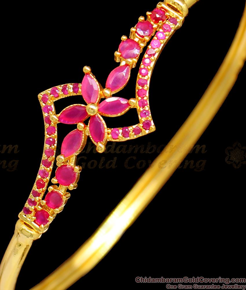 Grand Flower Design Imitation Jewelry Open Type Bracelet For Trendy Girls BRAC171
