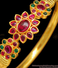 Grand Majestic Real Kemp Stone Bracelets for Marriage Functions BRAC175 Grand Majestic Real Kemp Stone Bracelets for Marriage Functions BRAC175