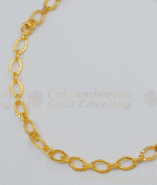 Stylish Link Model One Gram Gold Bracelet Ladies Light Weight Design For Special Occasions BRAC201