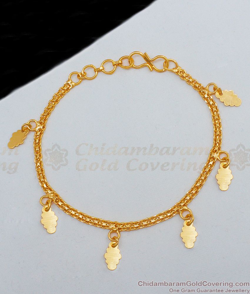 Creative Designer Model One Gram Gold Bracelet Jewelry Collection Online BRAC211