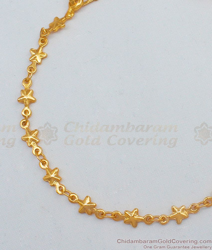 Small Gold Star Bracelet Beaded Bracelets One Gram Gold Jewelry BRAC217