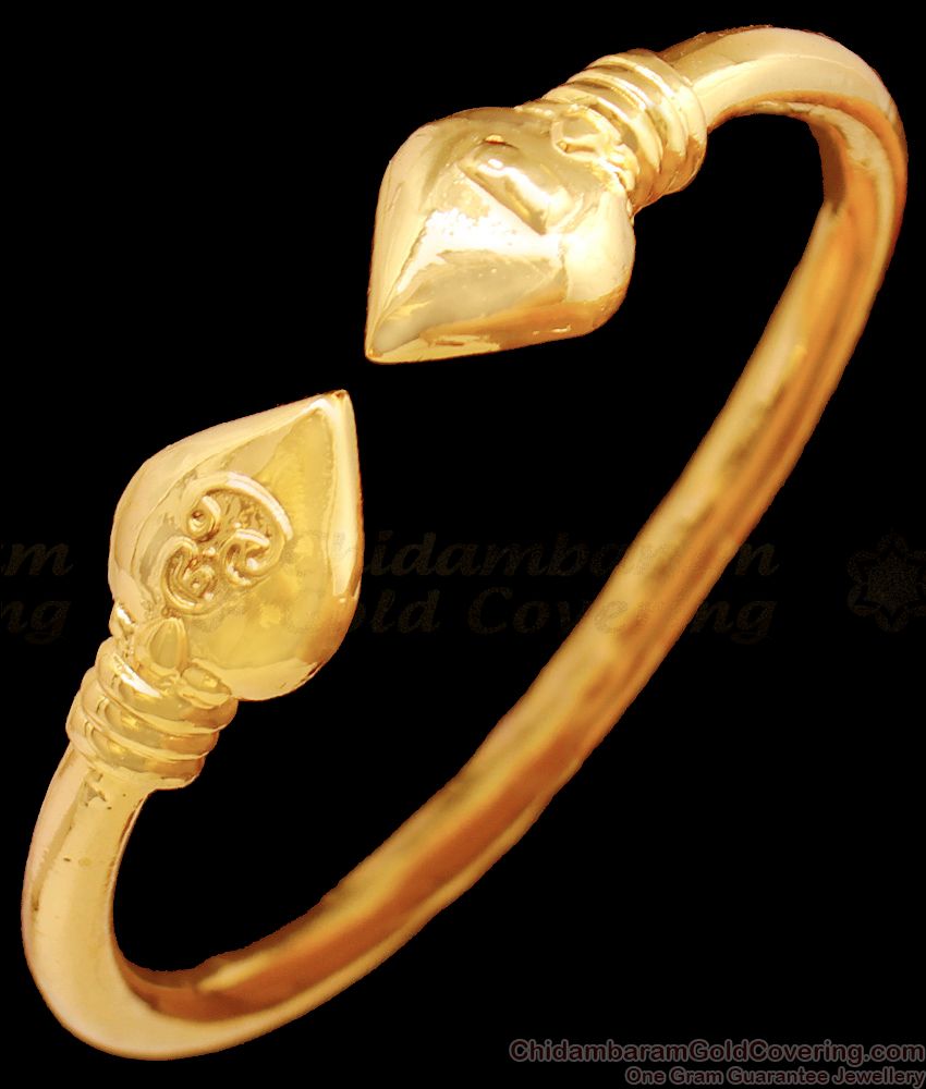 Original Impon Om Muruga Mens Kappu Design Long Life Jewelry Daily Wear BRAC226