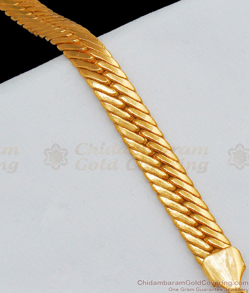 Artistic Bracelet For Mens Party Wear Jewelry One Gram Gold Designs BRAC232