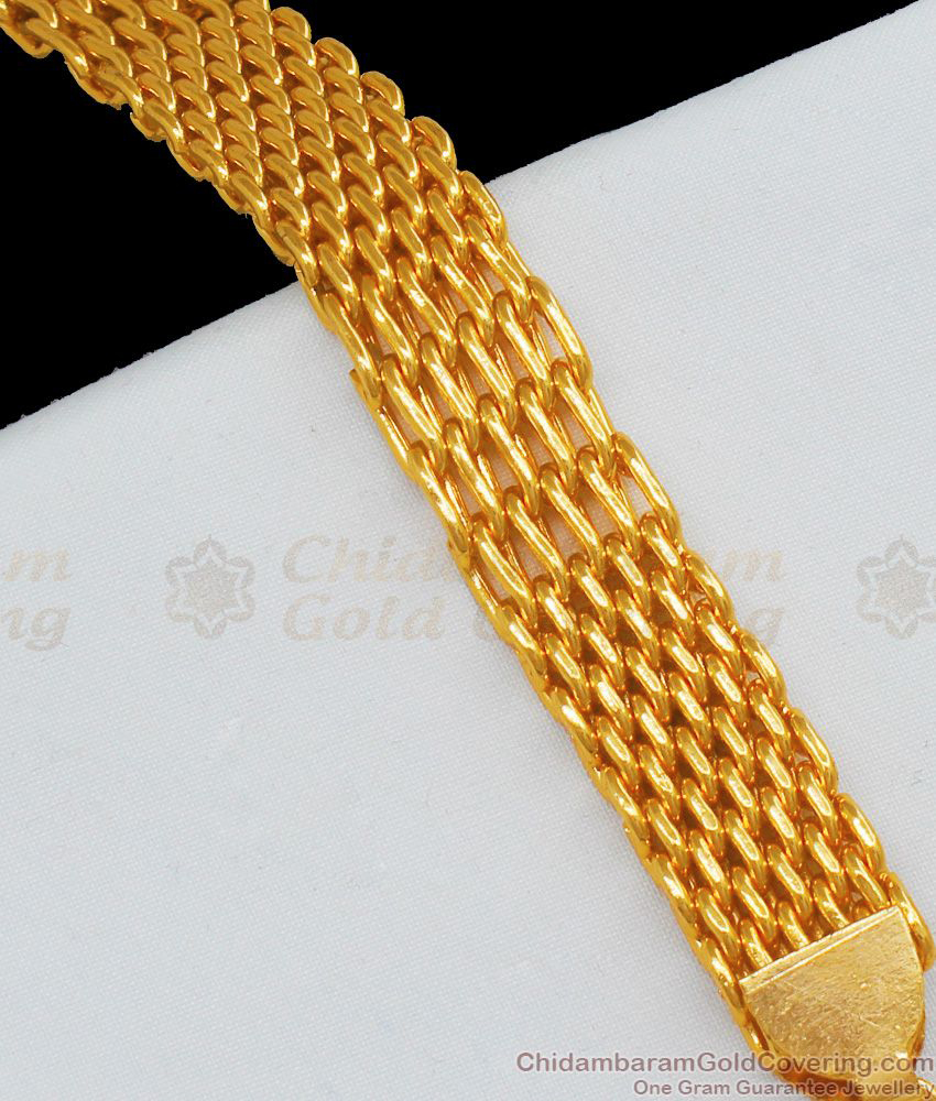 Grand Bracelet For Mens Party Wear Jewelry One Gram Gold Designs BRAC234