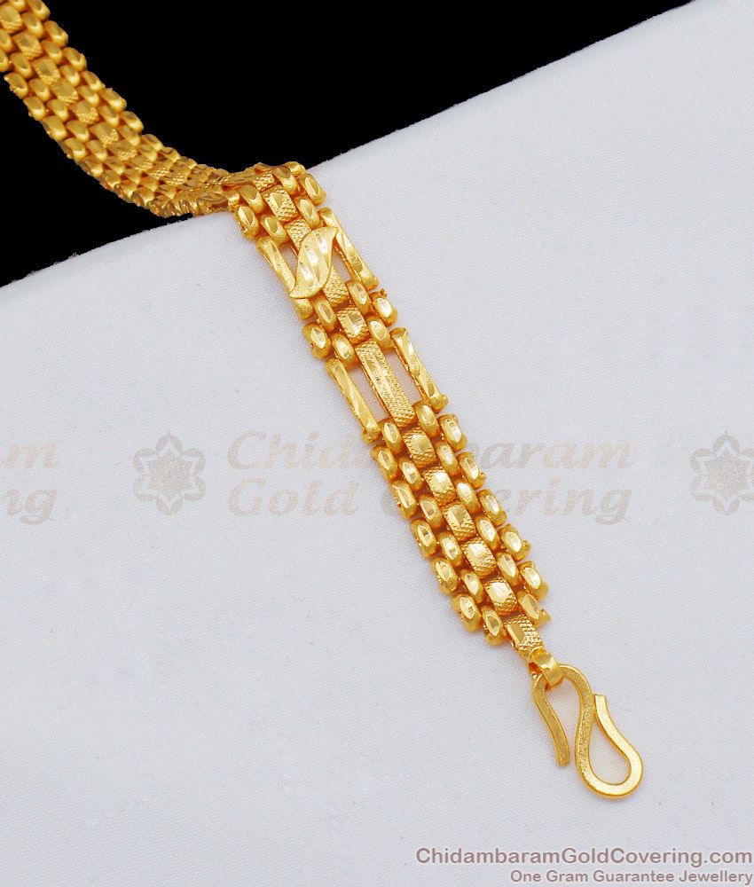 Gold Bracelet For Men One Gram Gold Imitation Jewelry Designs BRAC237