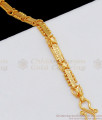 Thin Gold Chain Bracelet For Men One Gram Gold Jewelry Designs BRAC239
