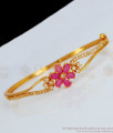 Iconic Ruby and Diamond Bracelet Designs For Girls Online BRAC242