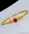 Simple Plain Red Stone Palakka Bracelet Collections Online BRAC254