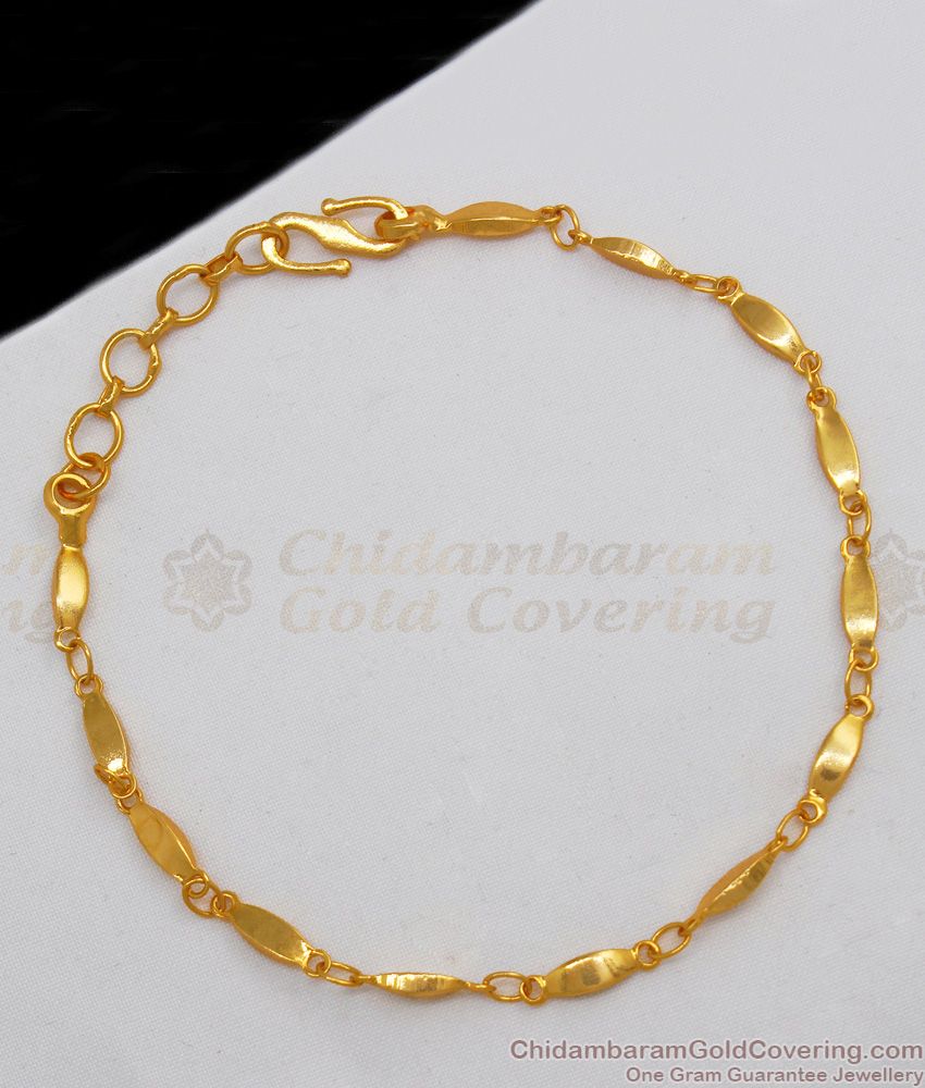 One Gram Gold Bracelet Ladies Light Weight Design For Special Occasions BRAC256 One Gram Gold Bracelet Ladies Light Weight Design For Special Occasions BRAC256