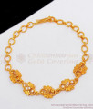 Stunning Gold Bracelet Flower Design Buy Online Shopping For Women Daily Wear BRAC267