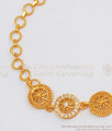 Fancy Gold Bracelet Ladies Light Weight Design For Special Occasions BRAC268