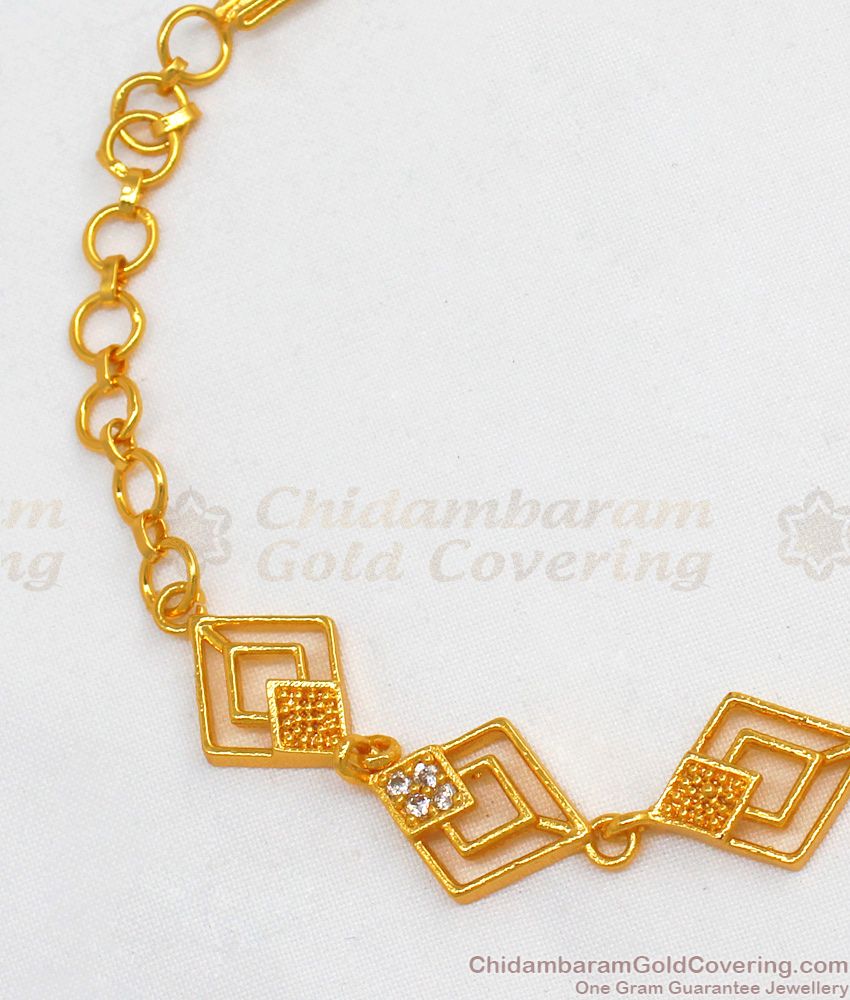  Light Weight Gold Bracelet Design For Daily Wear Collection Buy Online BRAC271