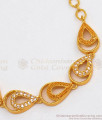 Rain Drop Model Gold Bracelet Ladies Light Weight Design For Daily Wear BRAC273