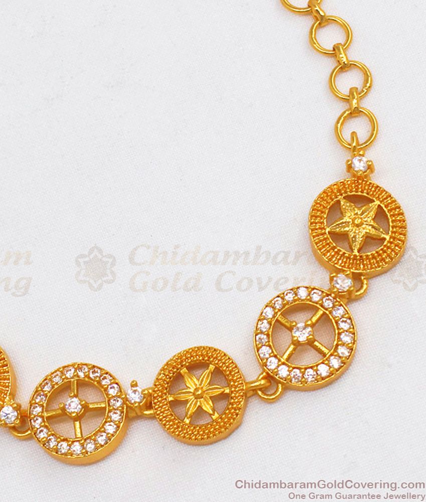 New Arrival Gold Bracelet Ladies Light Weight Design For Daily Wear BRAC274