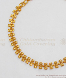 One Gram Gold Bracelet For Ladies Light Weight Design For Special Occasions BRAC277 One Gram Gold Bracelet For Ladies Light Weight Design For Special Occasions BRAC277