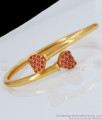 One Gram Gold Bracelet With Full Ruby Stone Collection BRAC291