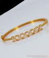 Sparkling Full White Stone Gold Open Type Bracelet BRAC305 Sparkling Full White Stone Gold Open Type Bracelet BRAC305