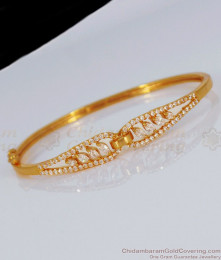 Attractive Full White Stone Gold Open Type Bracelet BRAC311 Attractive Full White Stone Gold Open Type Bracelet BRAC311