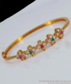 Multi Color Stone Gold Bracelet Collections For Womens BRAC354