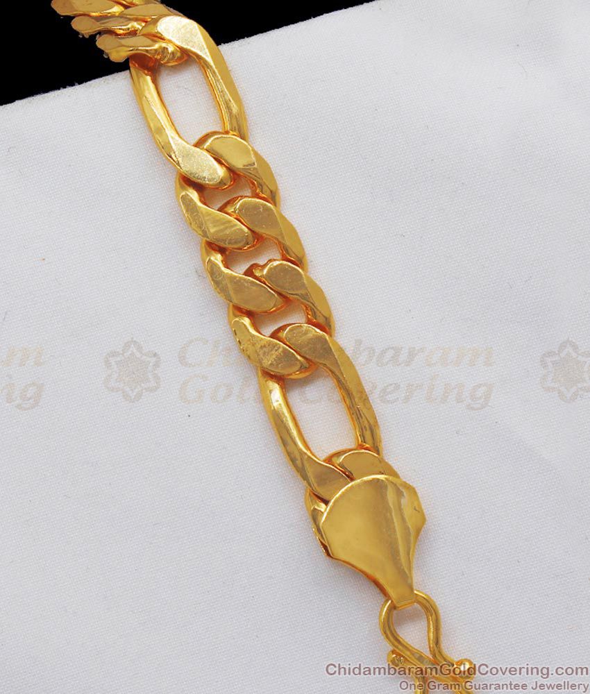  Thick Mens Gold Bracelet One Gram Gold Jewelry BRAC418
