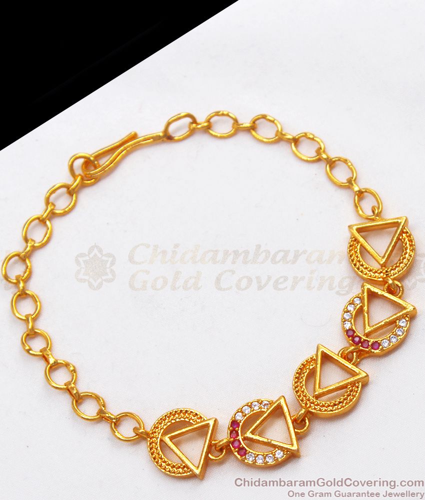 New Design AD Stone Gold Imitation Bracelet For Ladies BRAC424