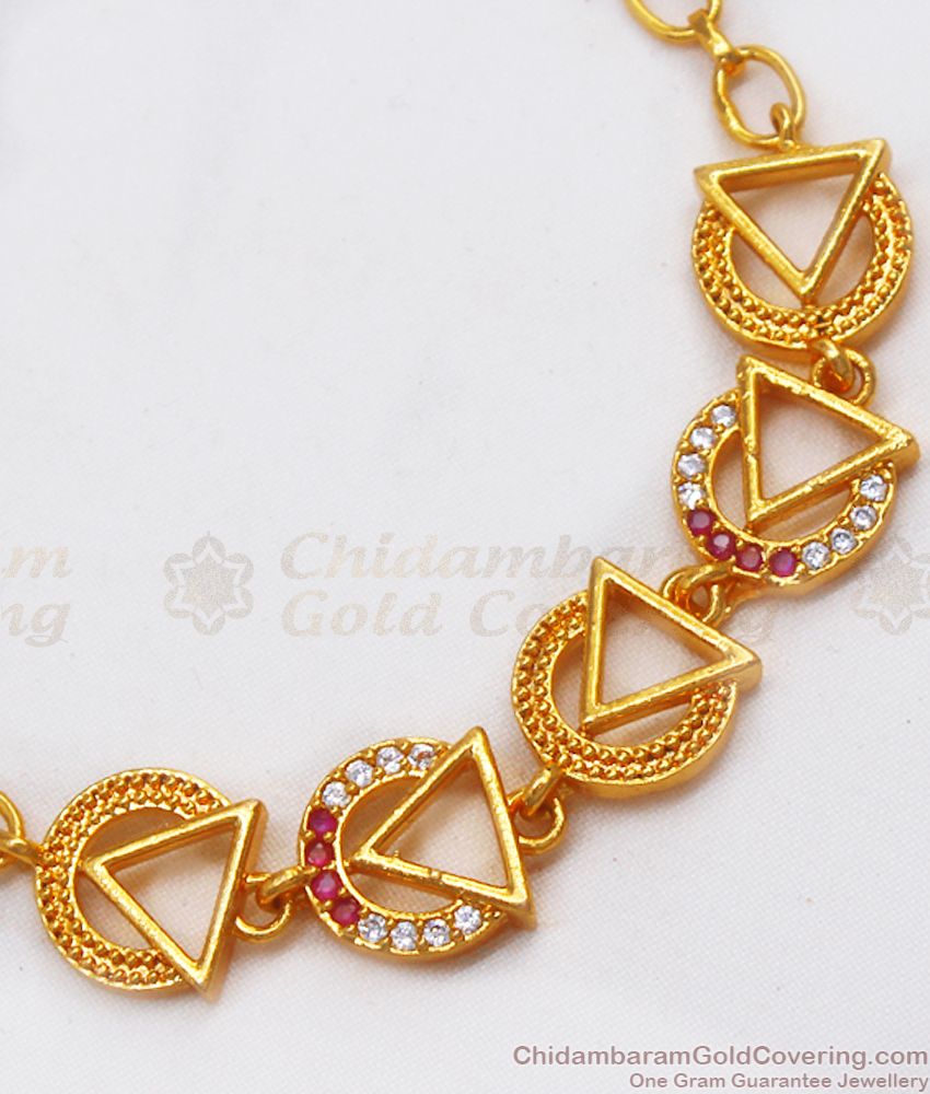 New Design AD Stone Gold Imitation Bracelet For Ladies BRAC424