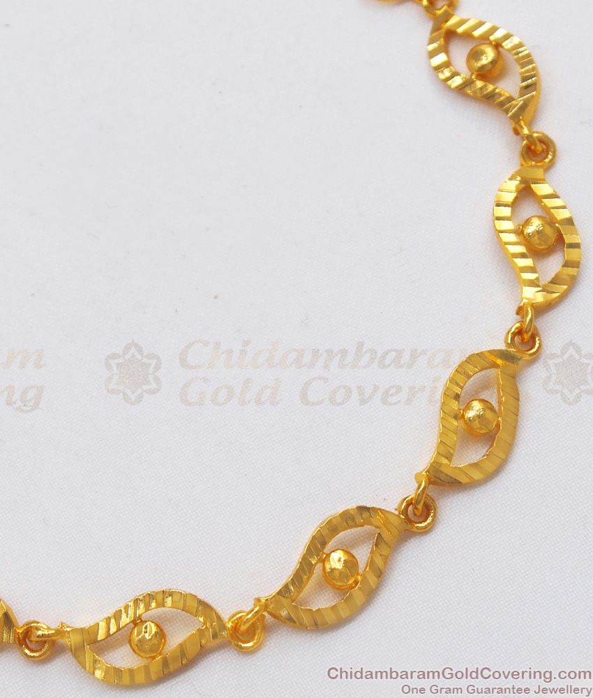 New Collection 1 Gram Gold Plated Bracelet For Womens BRAC428